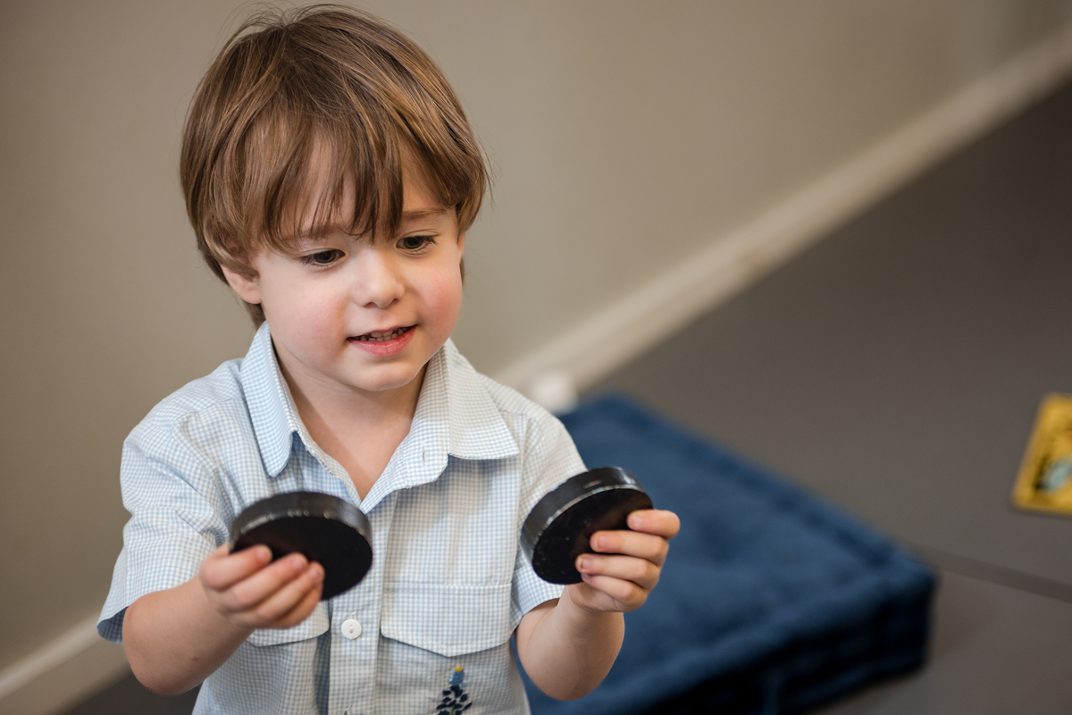 SPARK preschool student