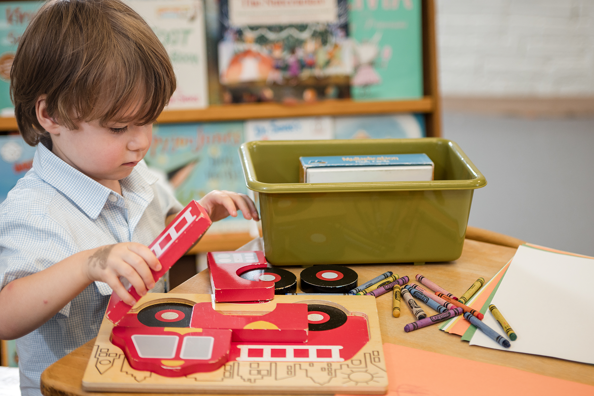 SPARK preschool student